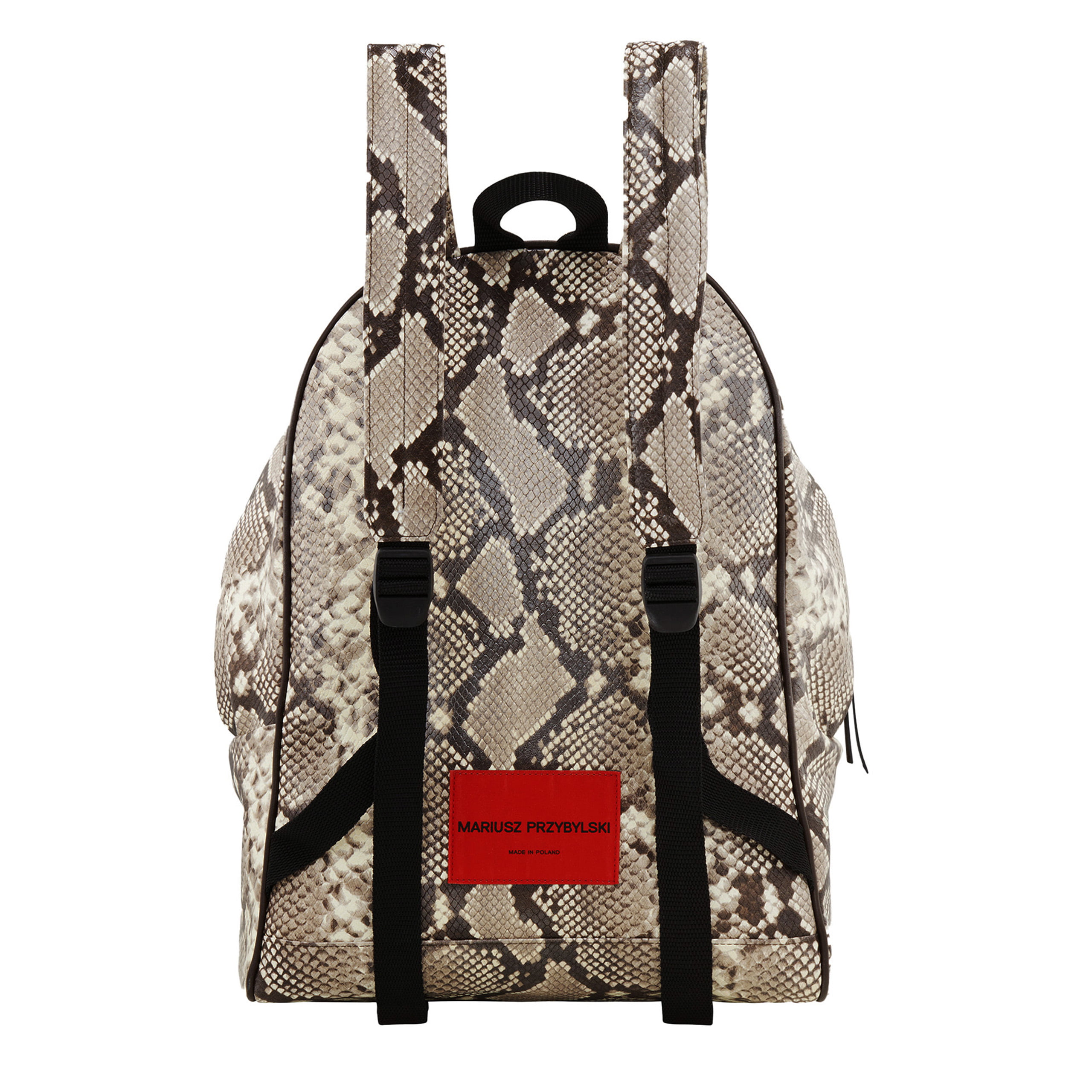 mariusz-przybylski-torby-rucksack-braun-schlange image 2