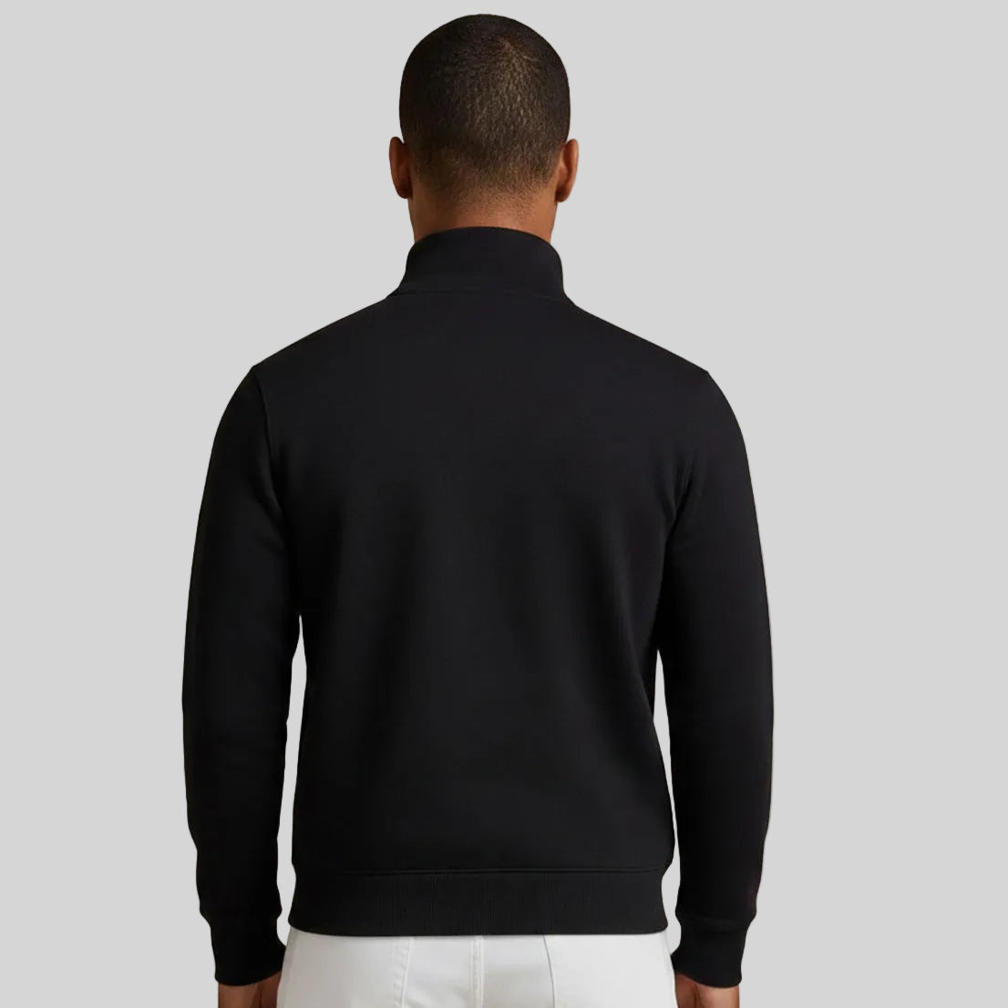 geographical-norway-gelmon-sweatshirt-herren-schwarz-stehkragen image 2
