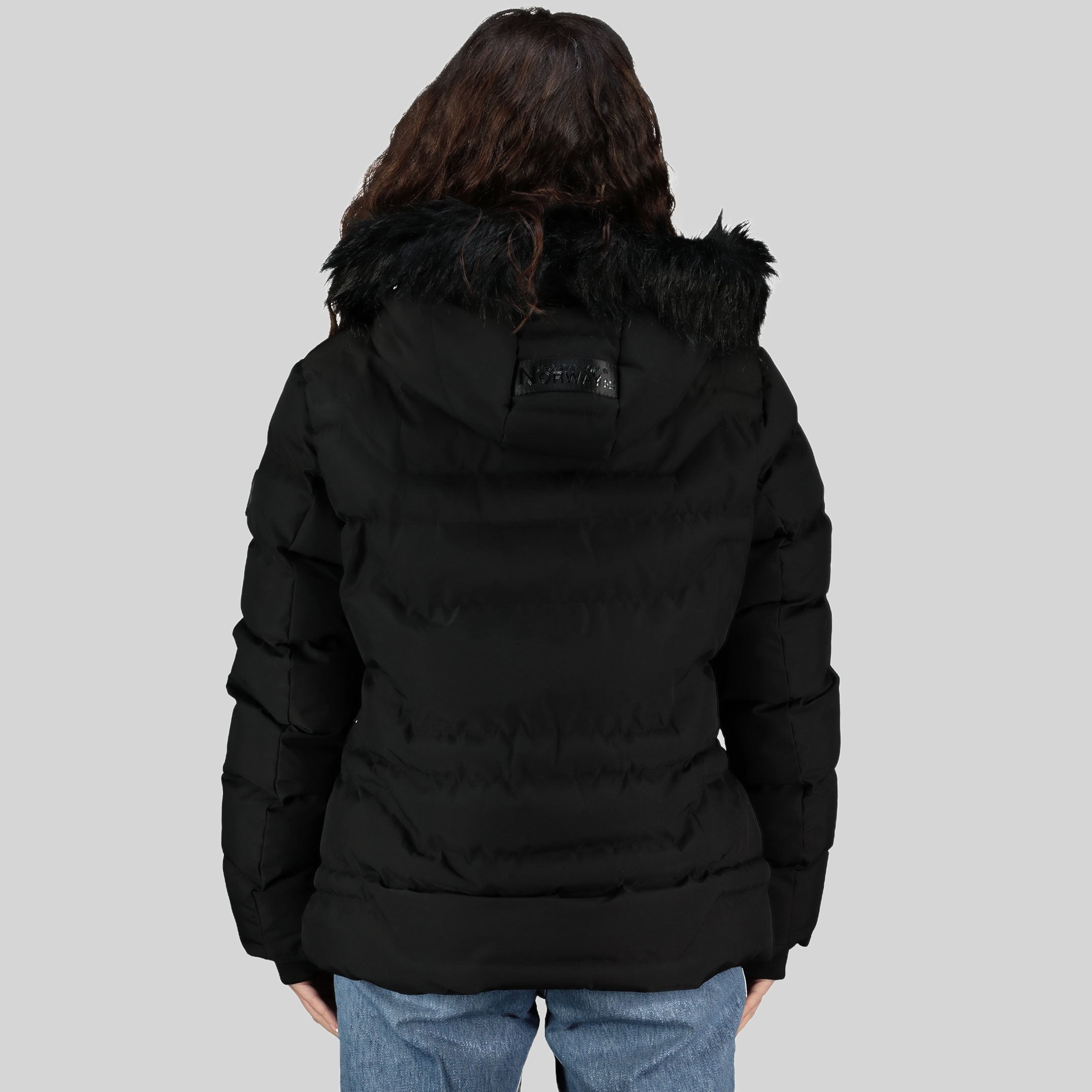 geographical-norway-bianca-damen-parka-beige-kurz-mit-fellkapuze image 4