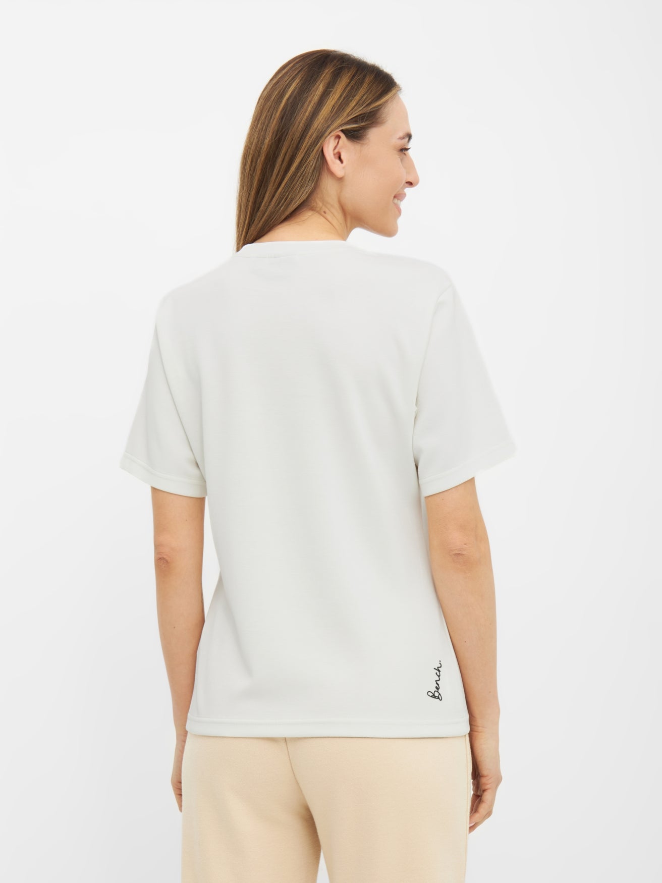 bench-pavia-t-shirt-white-modal-regular-fit image 7
