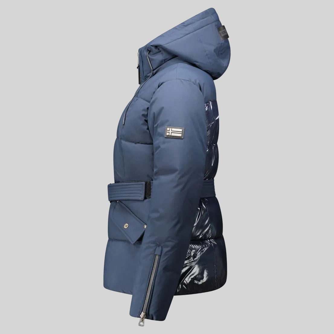 geographical-norway-alfea-damen-blouson-marine-mit-kapuze image 5
