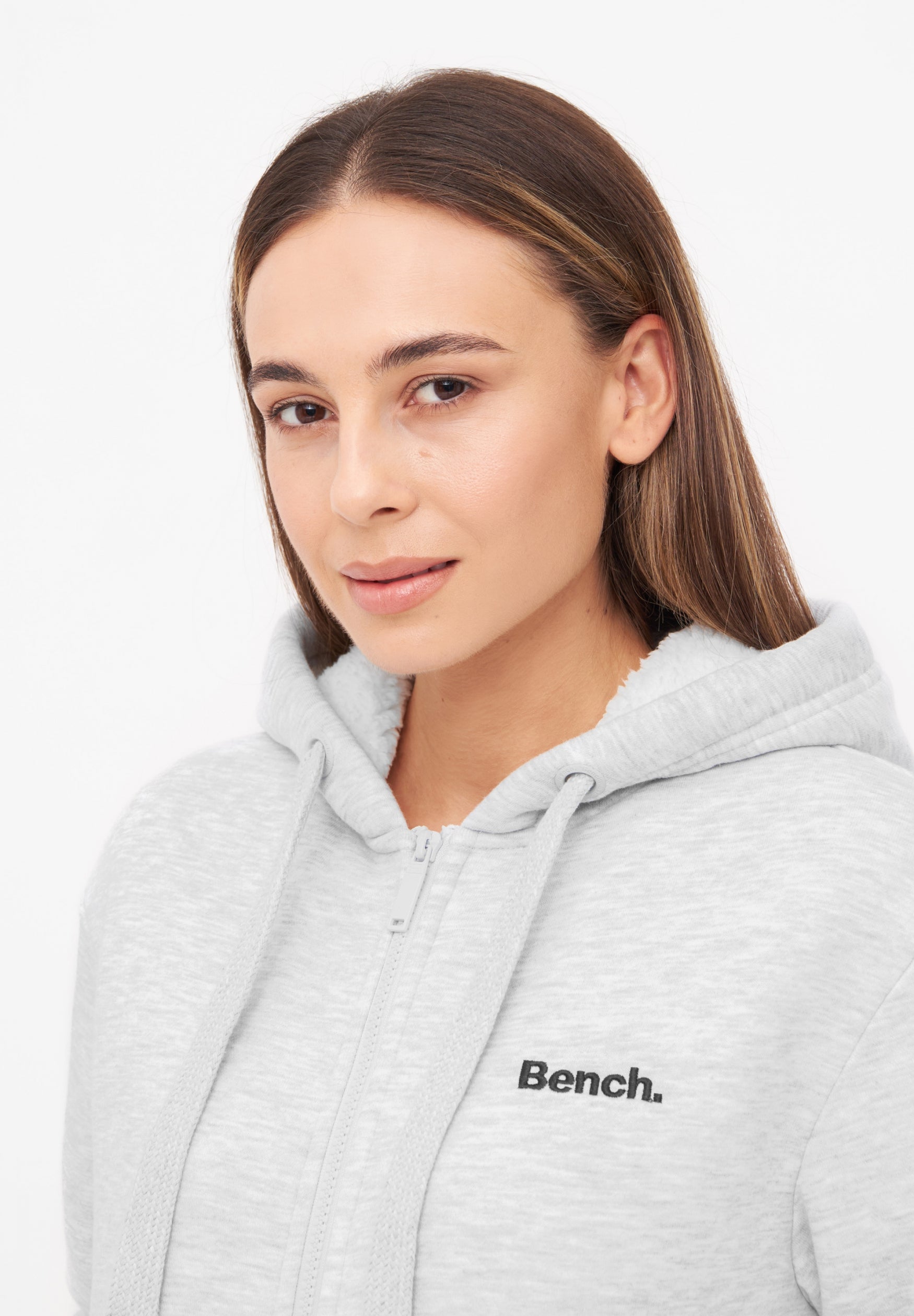 bench-hansley-kapuzenjacke-damen-grey-regular-fit image 4