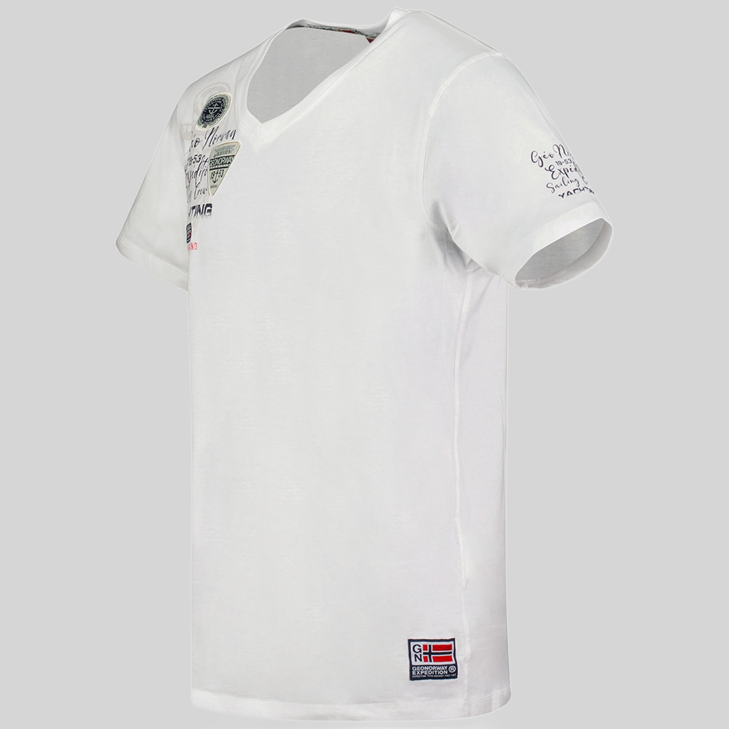 geographical-norway-jademora-herren-t-shirt-wei-v-ausschnitt image 3