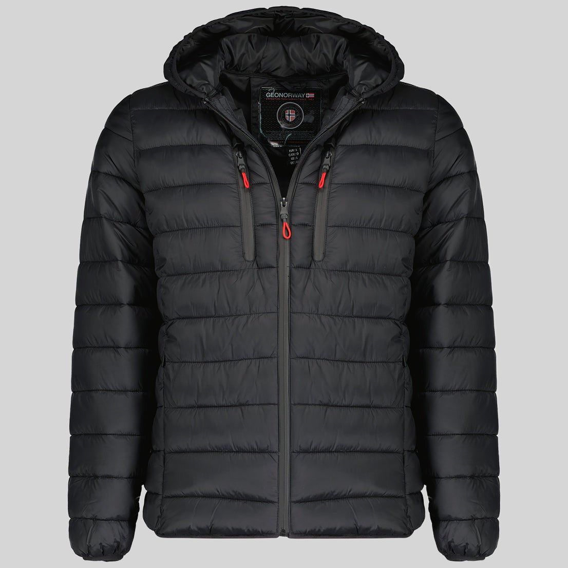 geographical-norway-alaric-herren-daunenjacke-schwarz-leicht image 5