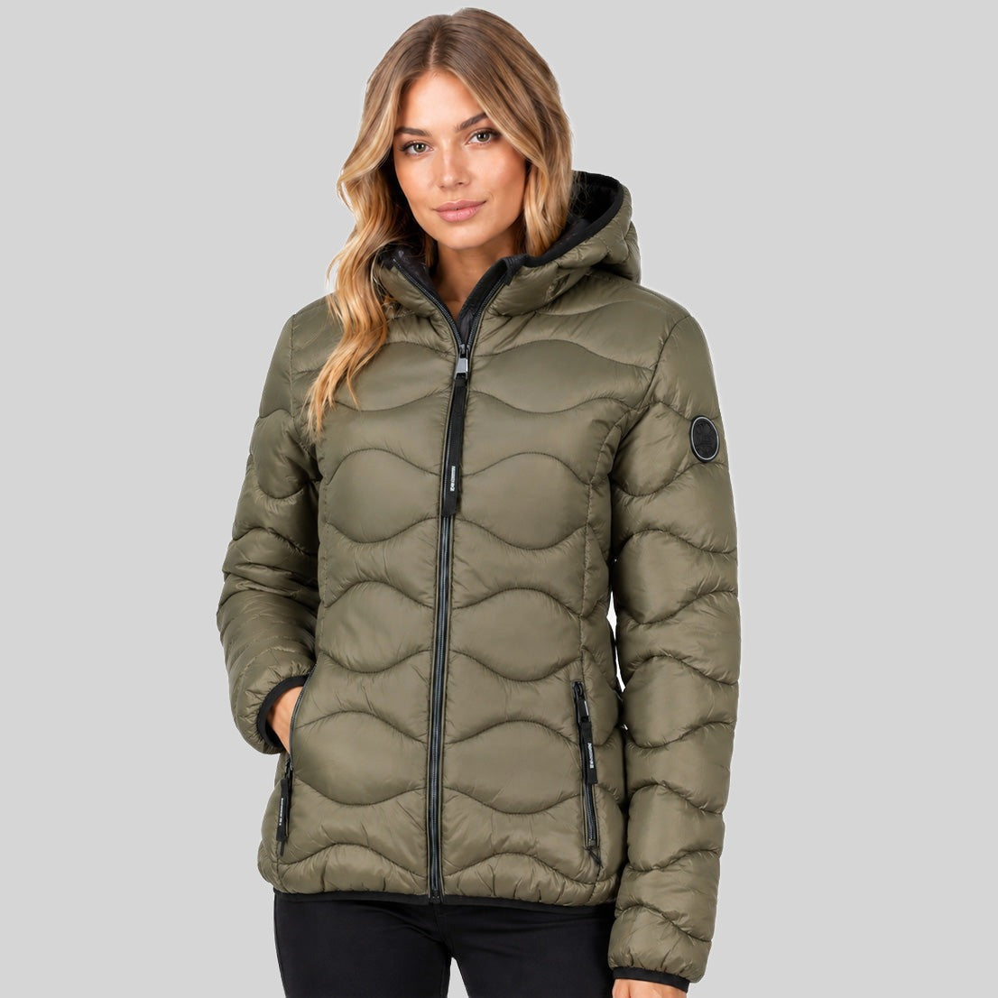 geographical-norway-buby-steppjacke-damen-marine-kapuze image 7