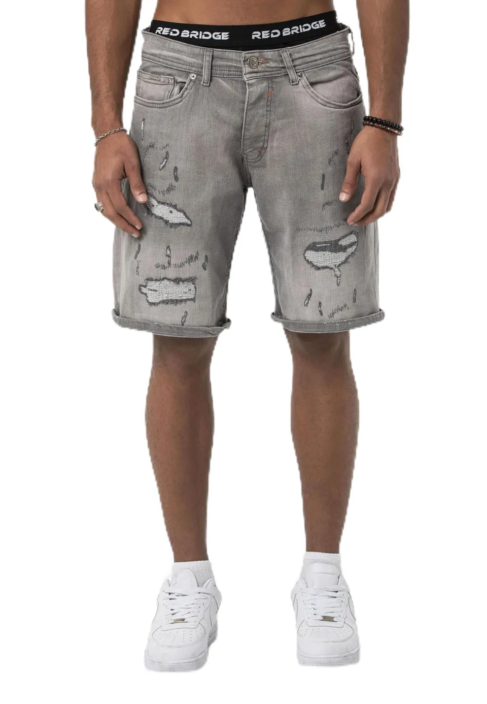 redbridge-shorts-m4897-jeans-shorts-herren-denim-distressed image 1