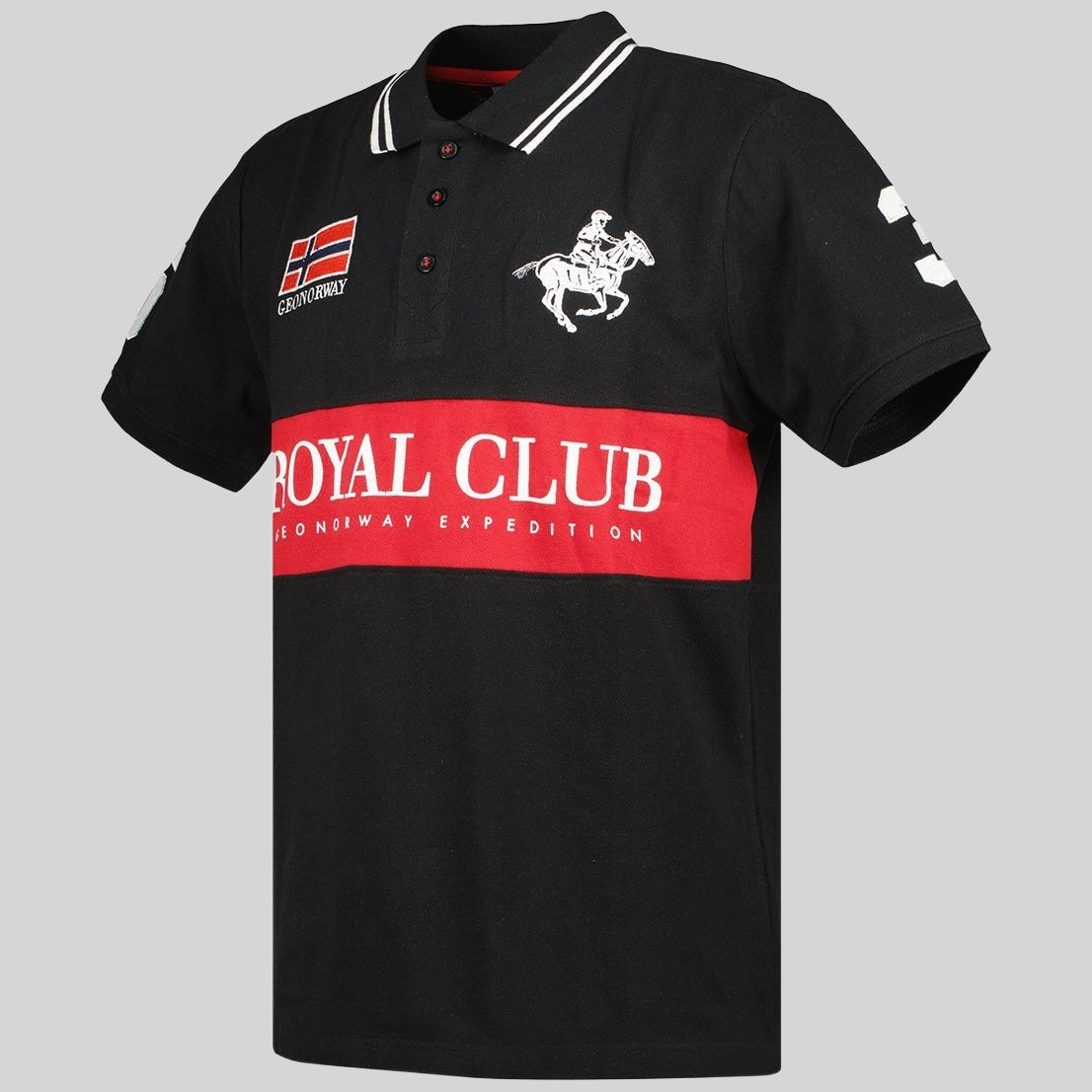 geographical-norway-kahorse-herren-polo-kurzarm-schwarz image 3