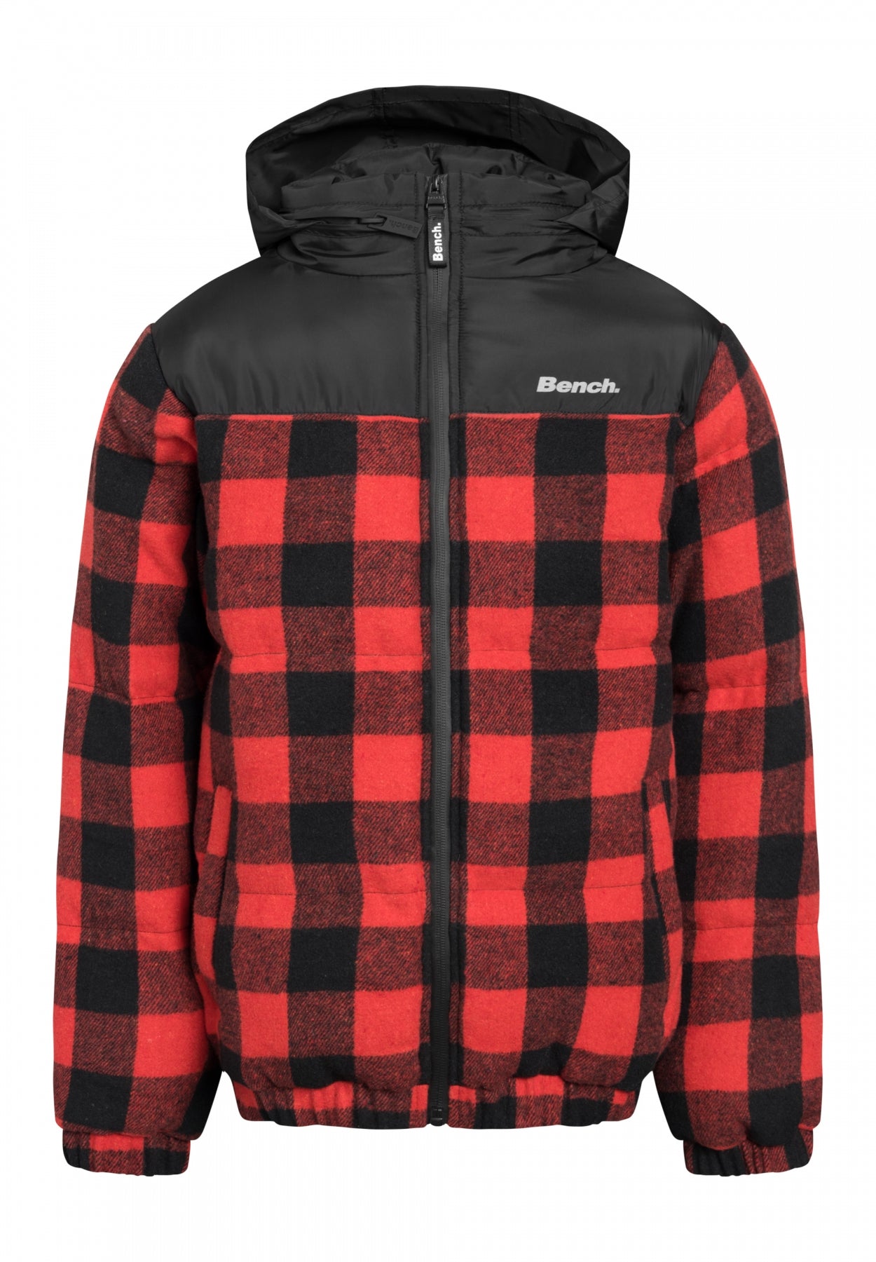 bench-lumberg-winterjacke-jungen-black-white-check-karo image 5