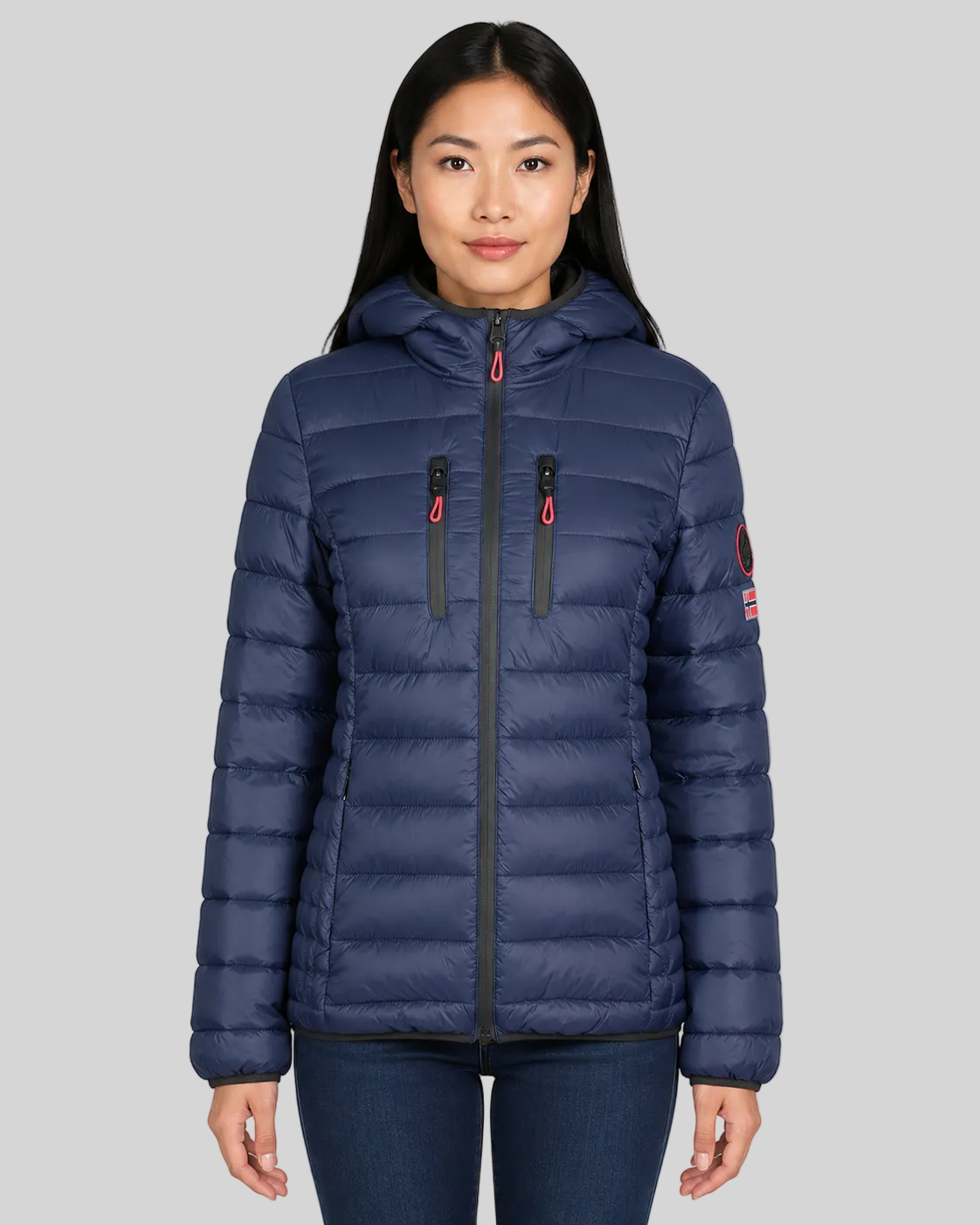 geographical-norway-alaric-damen-daunenjacke-marine-leicht image 1