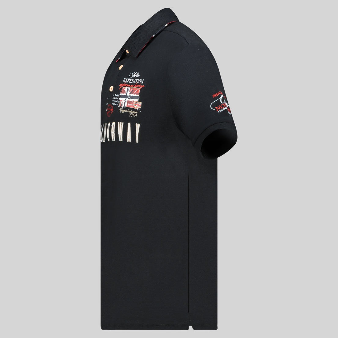geographical-norway-kason-polohemd-herren-schwarz-100-baumwolle image 8