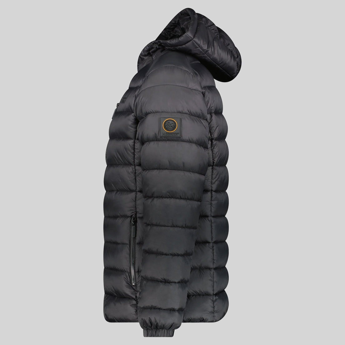 geographical-norway-drapeau-herren-steppjacke-schwarz-schwarz-kapuze-leicht image 6