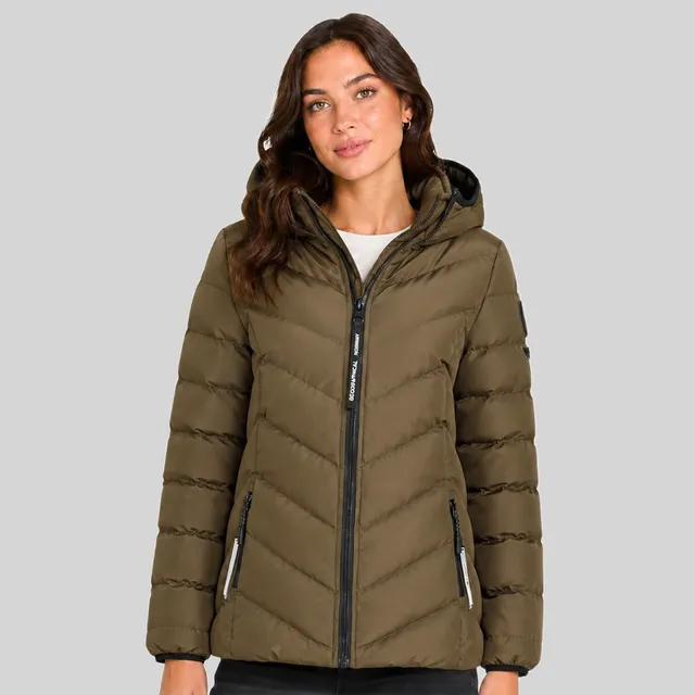 geographical-norway-brace-steppjacke-schwarz-damen-mit-kapuze image 1