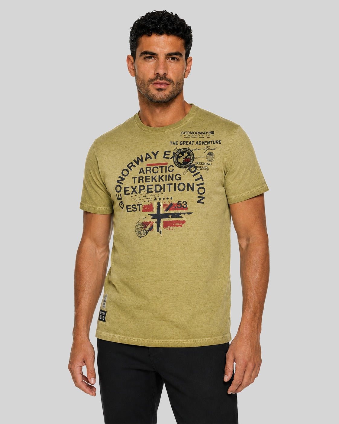 geographical-norway-jergen-herren-t-shirt-hellgrau-mit-print image 6