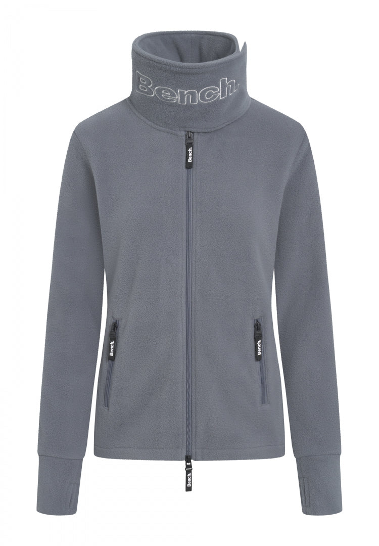 bench-funnel-damen-fleecejacke-steel-grey-glitter image 5