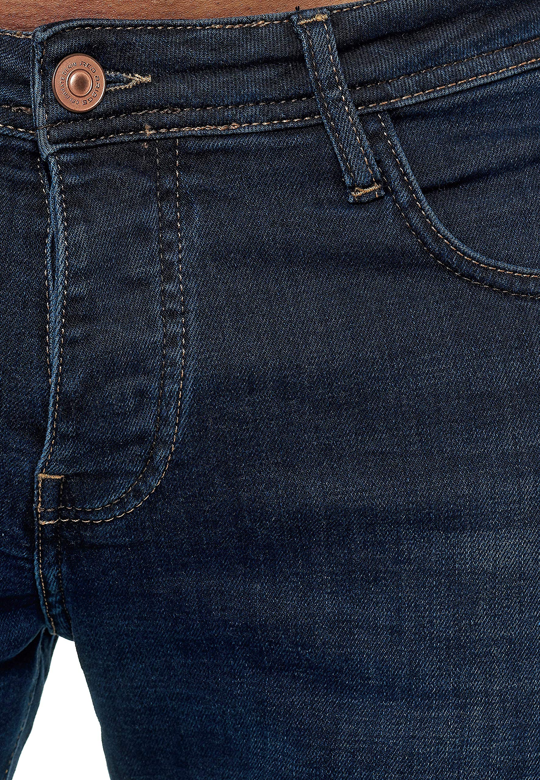 redbridge-jeans-regular-slim-fit-herren-denim-hose-schwarz-stretch image 5