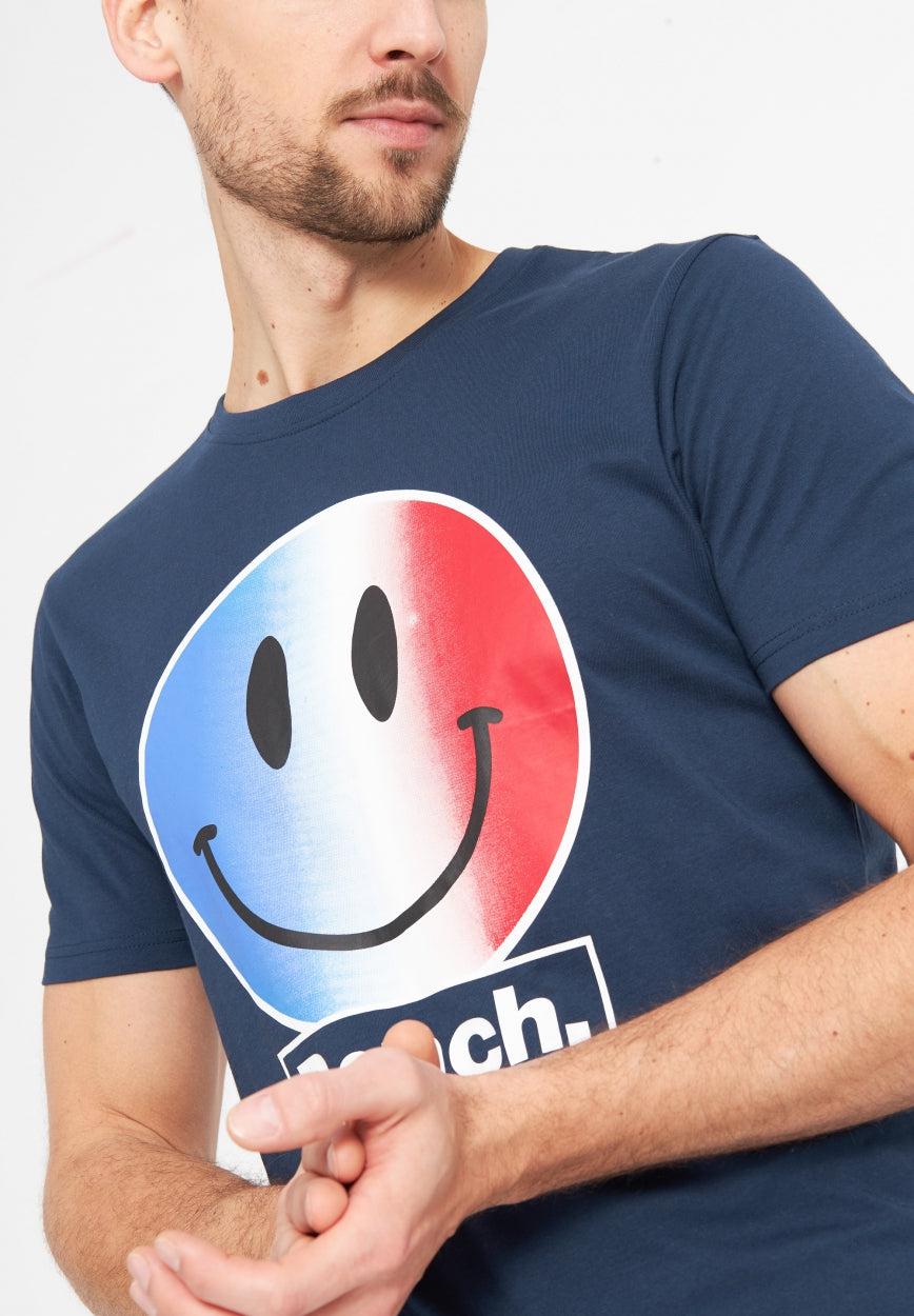 bench-smiler-t-shirt-herren-red-smiley-baumwolle-print image 8