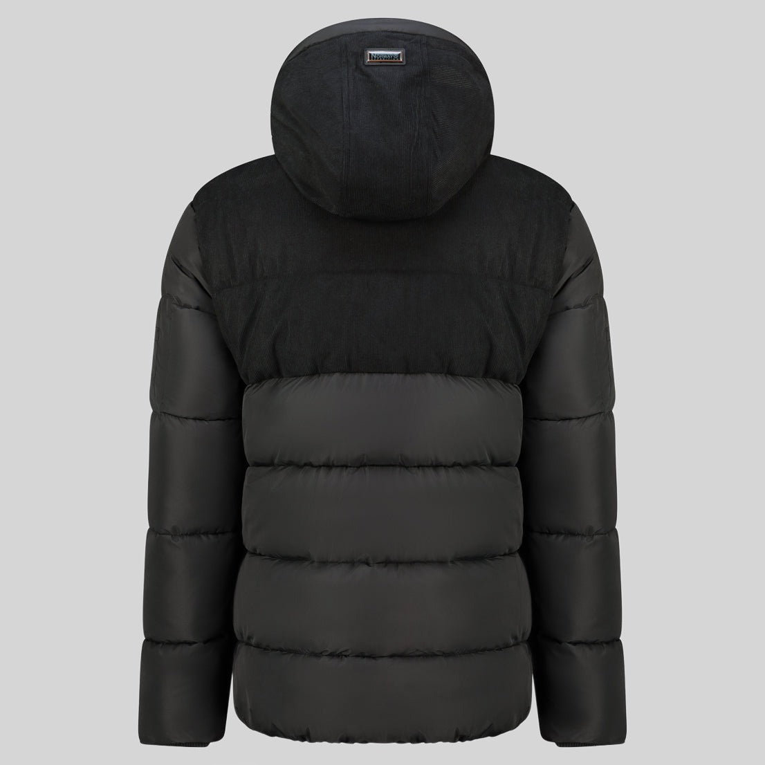 geographical-norway-clertex-herren-steppjacke-schwarz-kapuze image 4