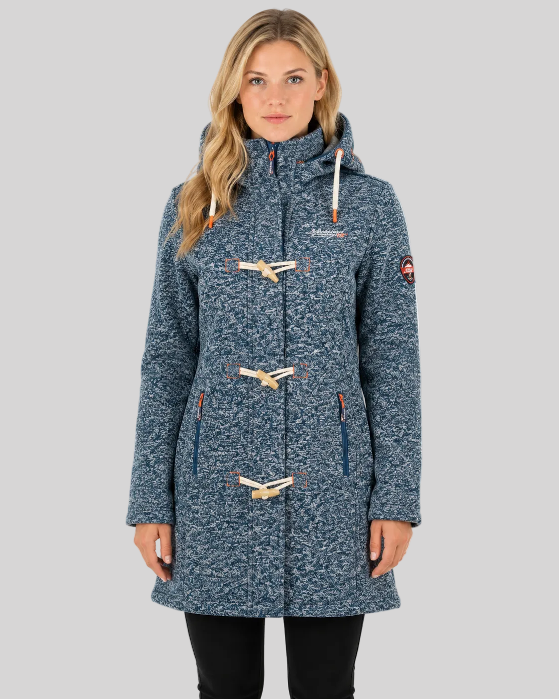 geographical-norway-tantastique-fleecejacke-damen-grau-kapuze image 6
