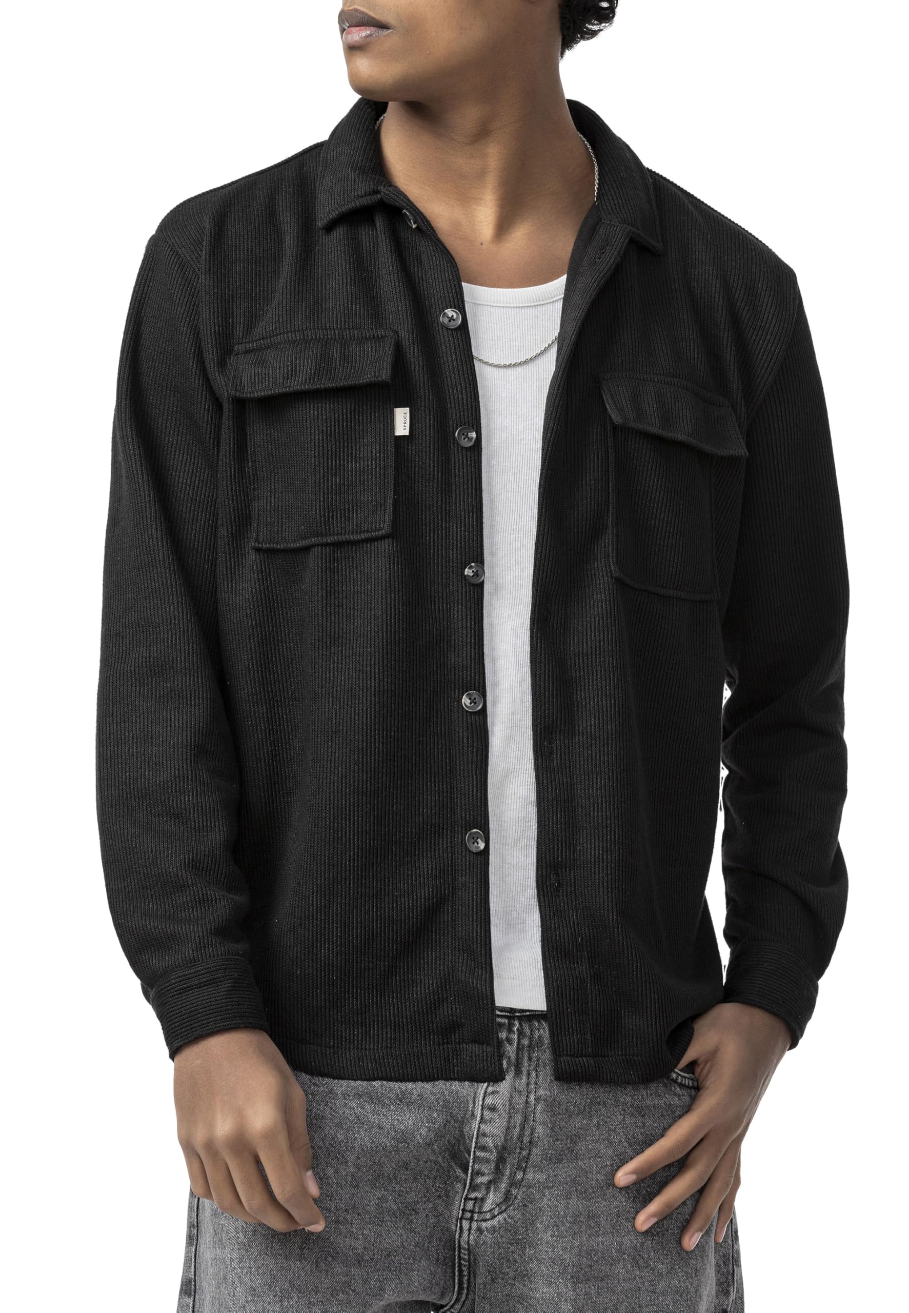 redbridge-overshirt-strukturstoff-herren-beige-oversized image 5