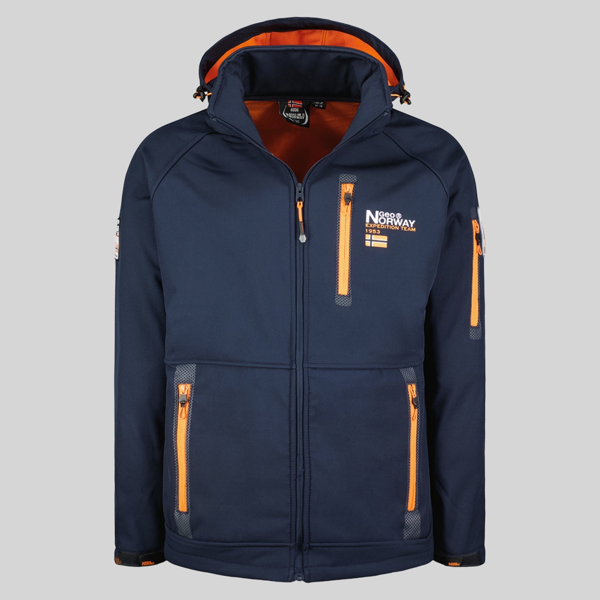 geographical-norway-roddy-softshelljacke-herren-schwarz-kapuze image 5