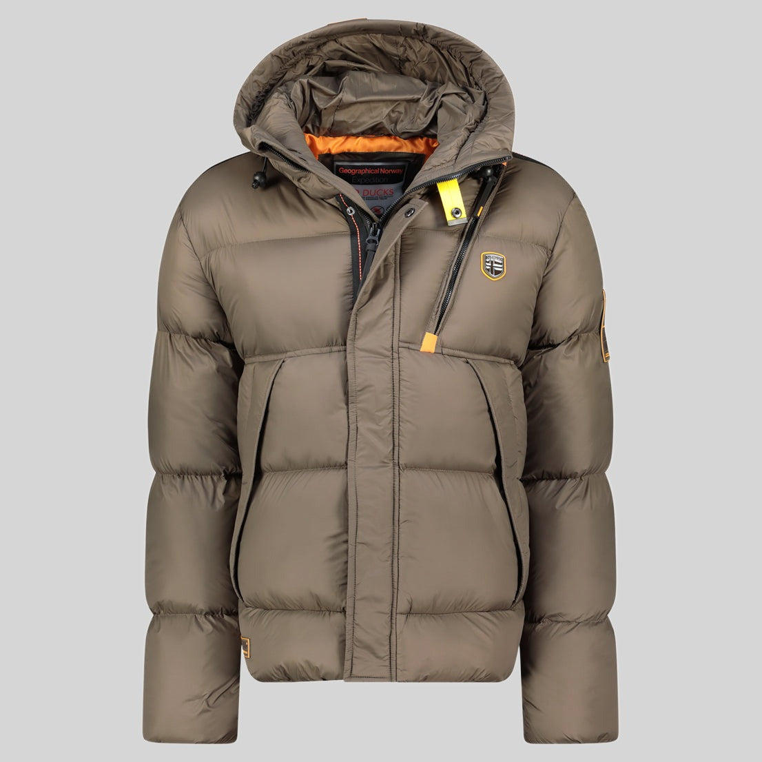 geographical-norway-bodir-parka-herren-kaki-winter-steppjacke image 3