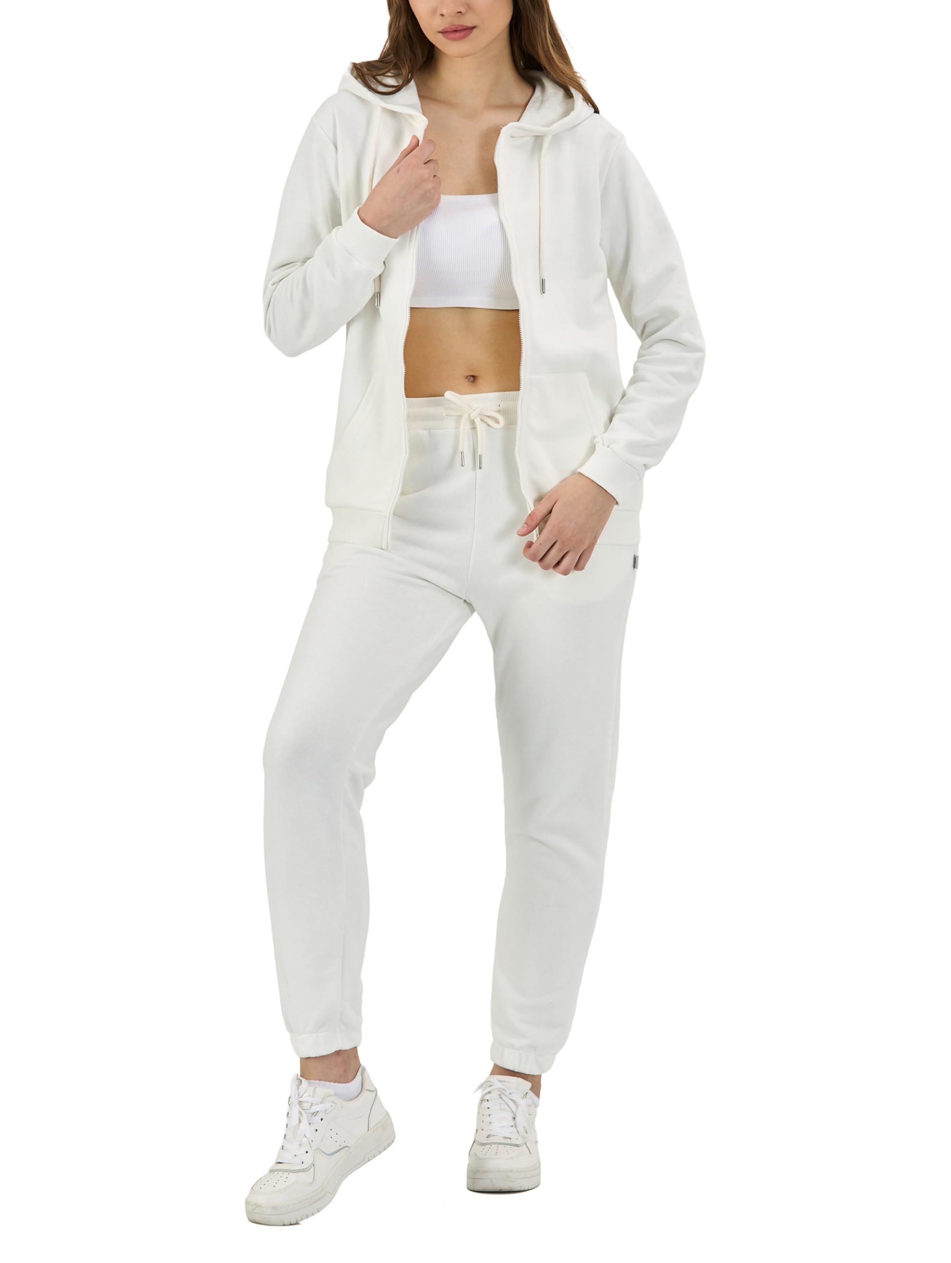 redbridge-w2800-kapuzenjacke-damen-zip-hoodie-beige image 6