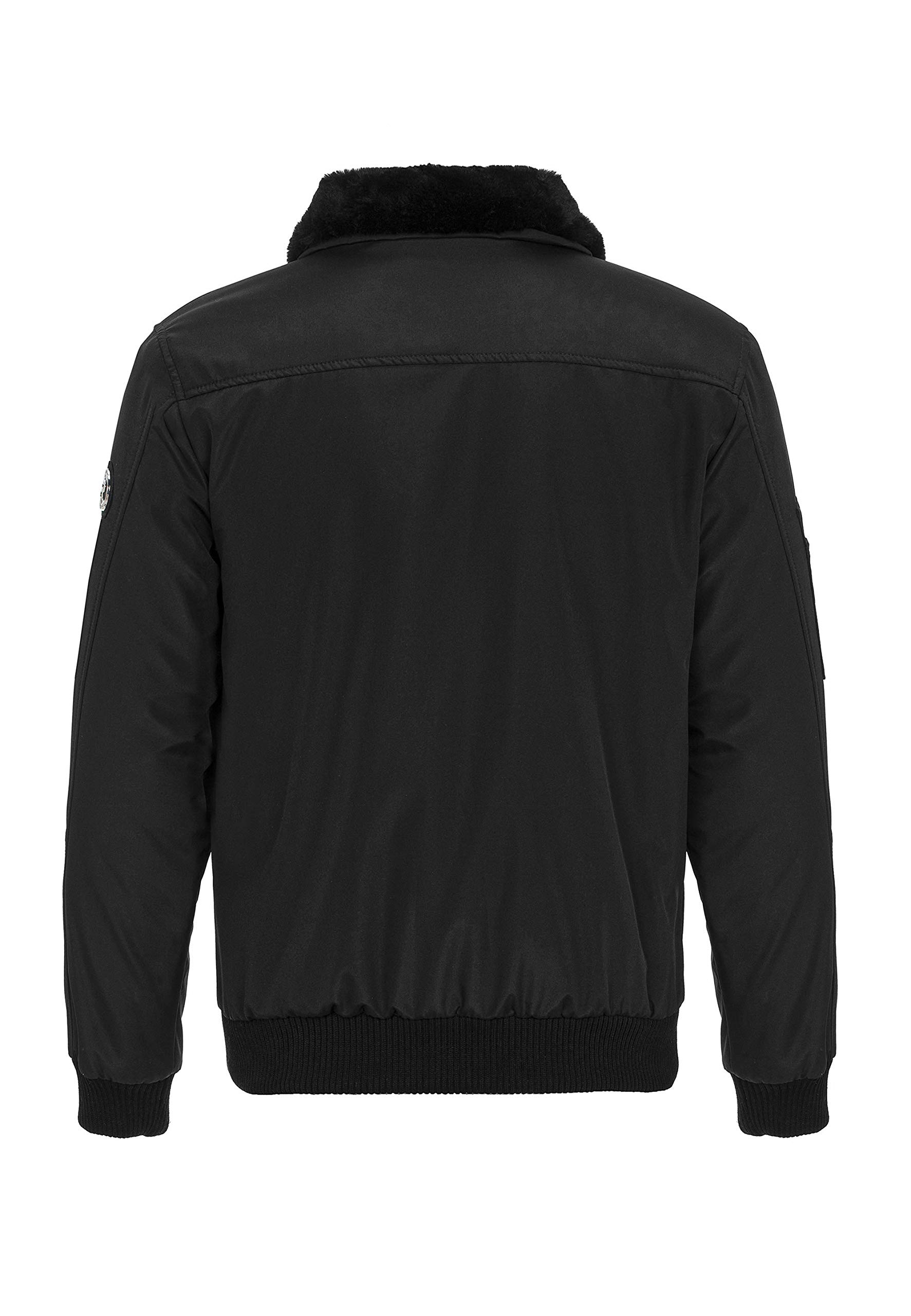 redbridge-herren-fliegerjacke-bomberjacke-gef-ttert-kunstpelz image 8