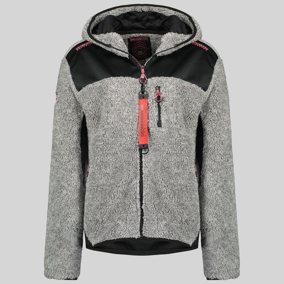geographical-norway-telodia-damen-fleecejacke-marine-kapuze image 3