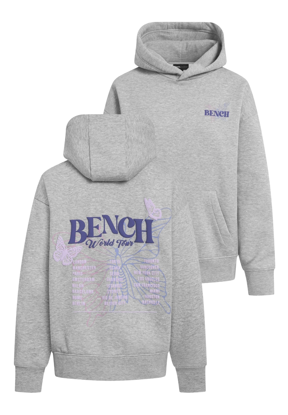 bench-warly-hoodie-damen-mauve-wine-schmetterling image 7