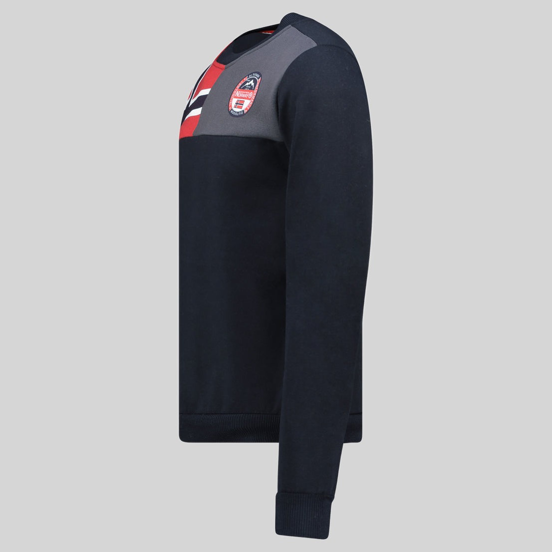 geographical-norway-g-round-sweatshirt-herren-marine-baumwolle image 4