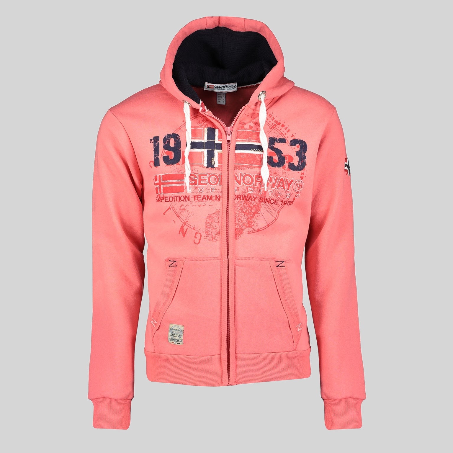 geographical-norway-gapigal-hoodie-herren-marine-zip image 8