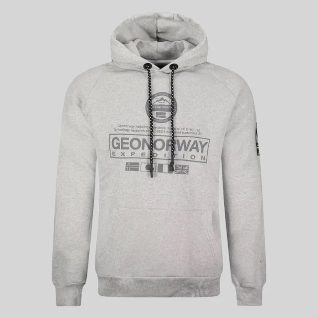geographical-norway-gozalo-hoodie-herren-hellgrau-kapuze image 1