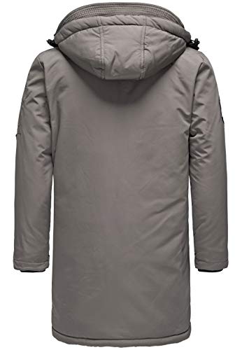 redbridge-rb-parka-winterjacke-herren-schwarz-mit-kapuze image 4
