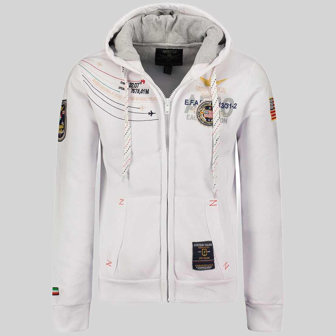 geographical-norway-faero-herren-hoodie-schwarz-mit-logos image 1