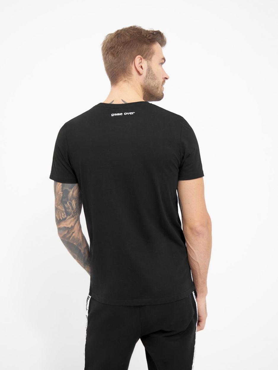 bench-op-t-shirt-herren-black-bio-baumwolle image 3