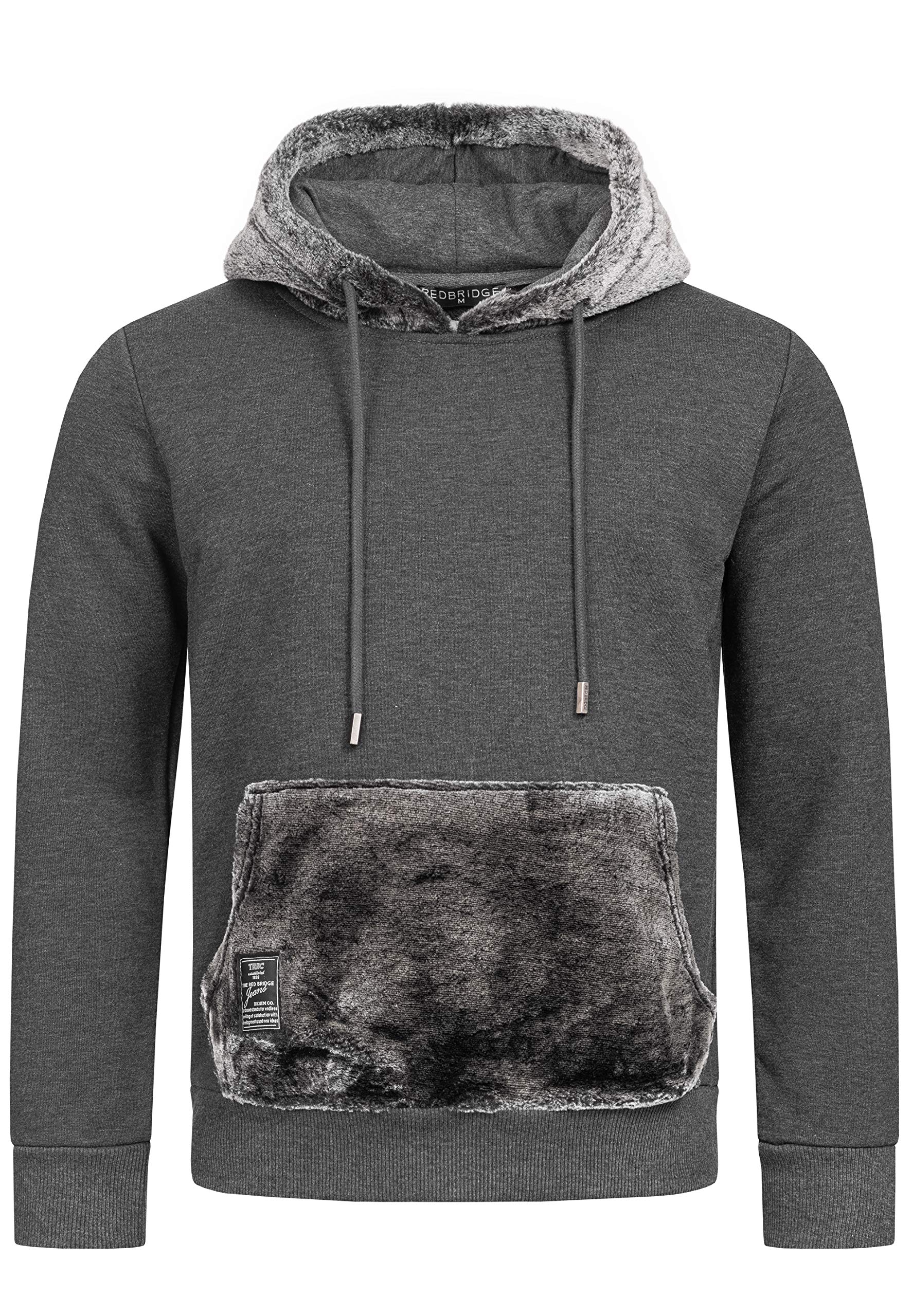 redbridge-pullover-hoodie-teddyfell-gr-e-l-grau image 1