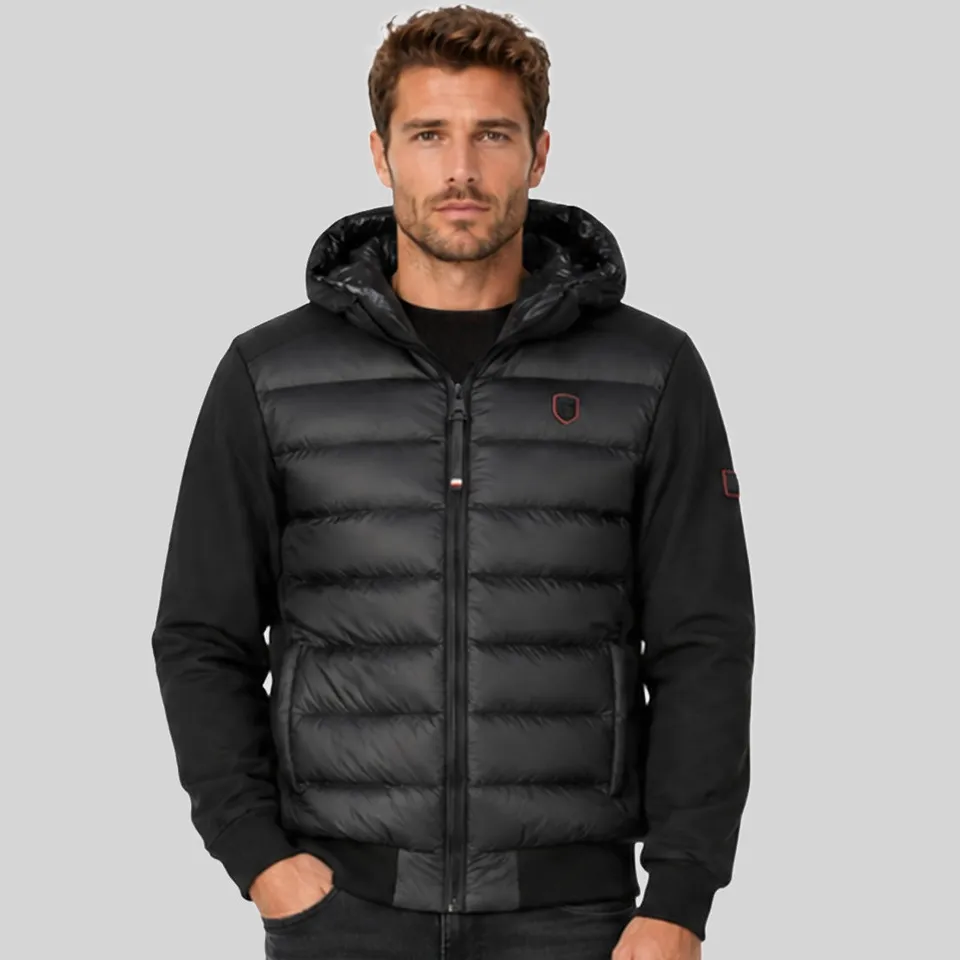 geographical-norway-aveyron-herren-winterjacke-schwarz-kapuze image 1