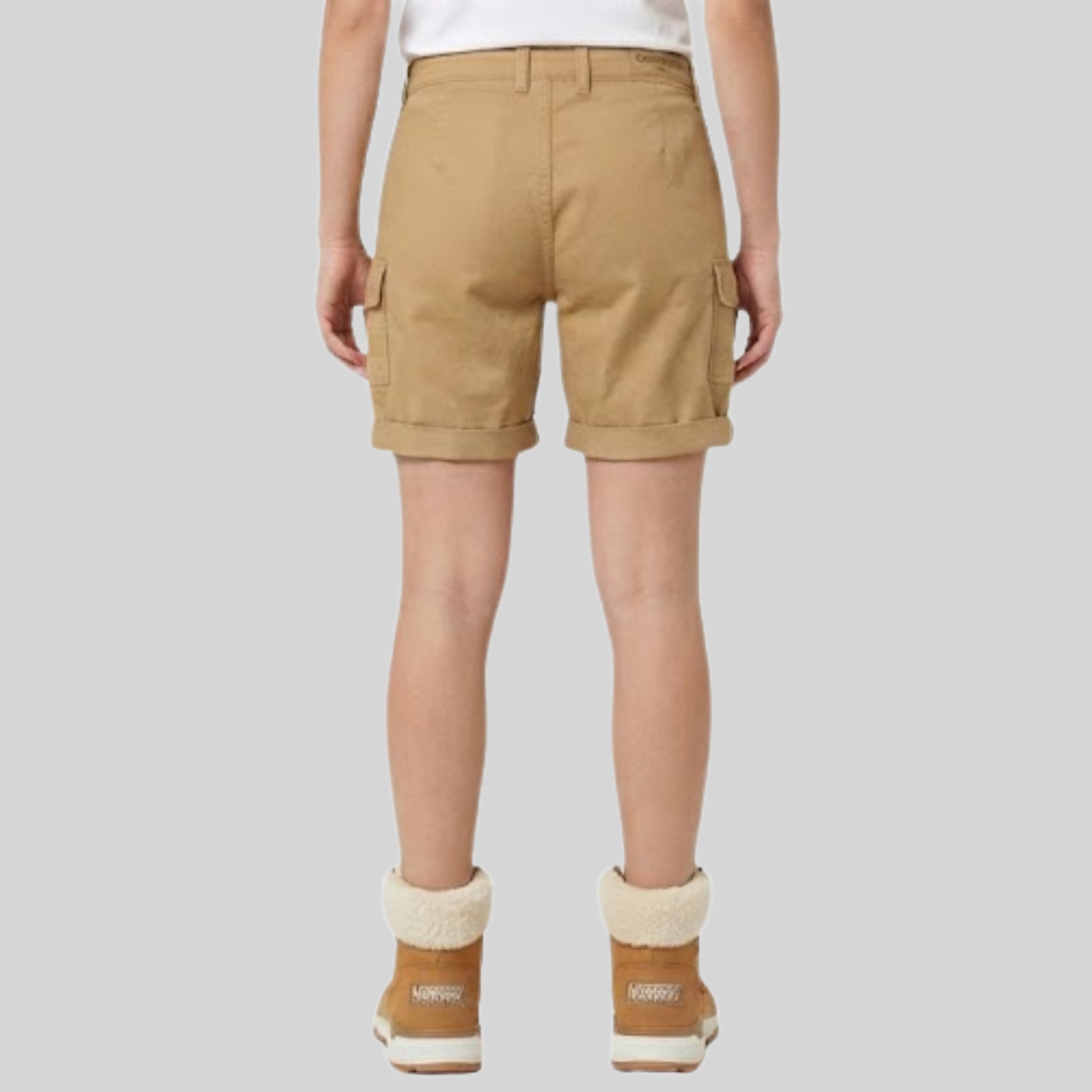 geographical-norway-polla-damen-bermuda-beige-baumwoll-stretch-shorts image 3