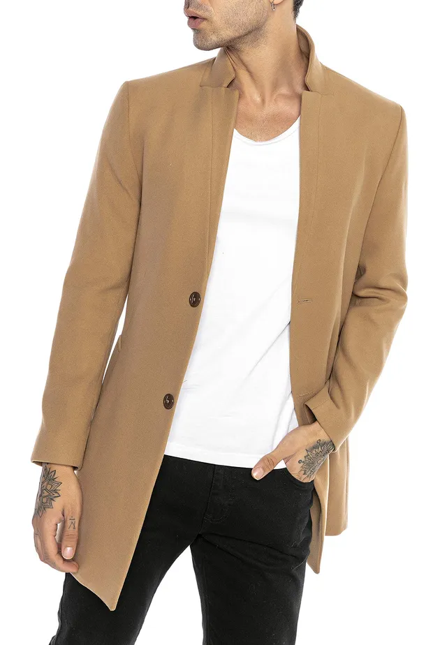 redbridge-mantel-herren-slim-fit-xxl-schwarz-elegant-reverskragen image 1