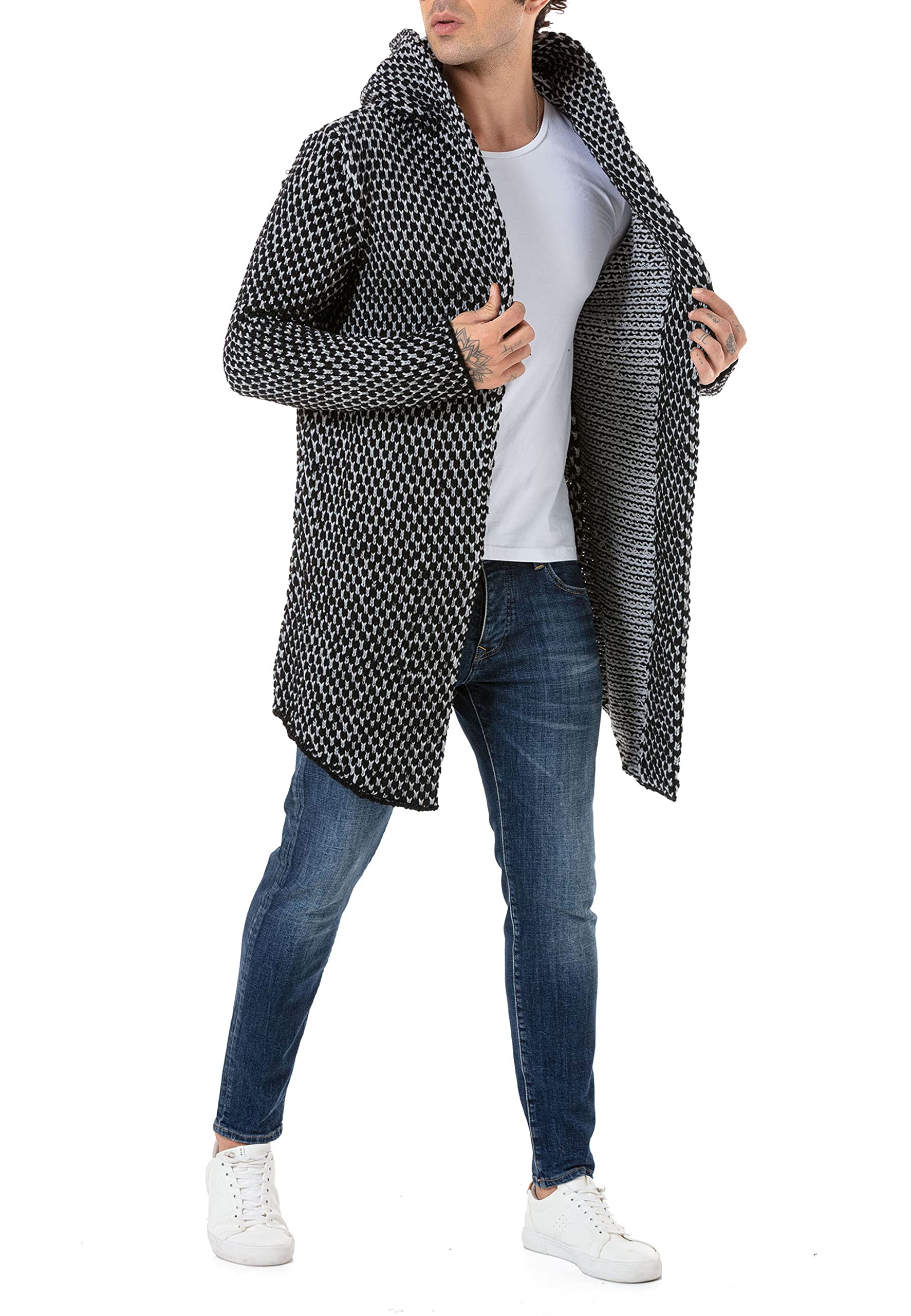 redbridge-cardigan-herren-mantel-lange-strickjacke-gr-e-l image 5