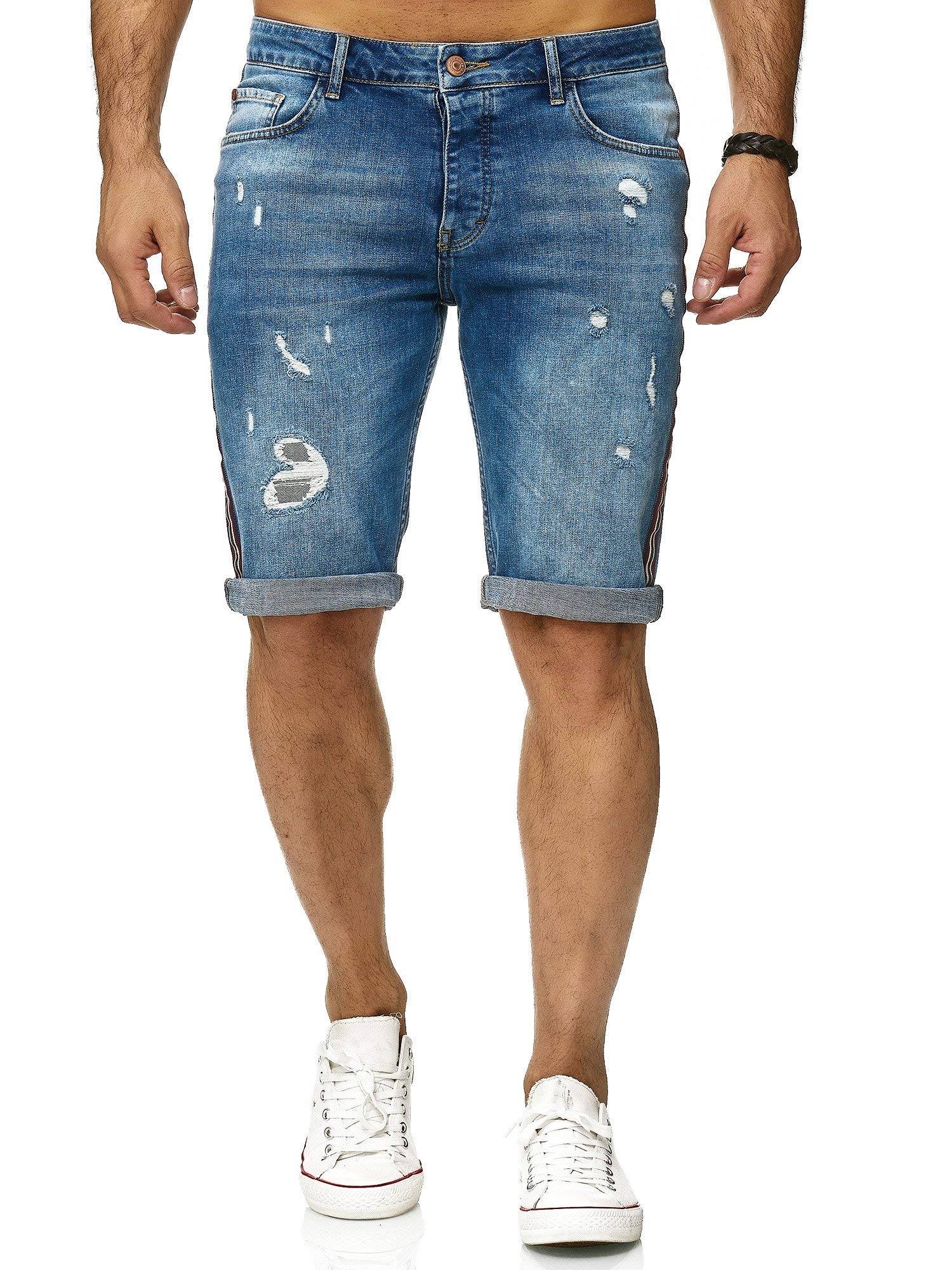 redbridge-jeans-shorts-herren-regular-fit-used-look-29w-sommer image 3