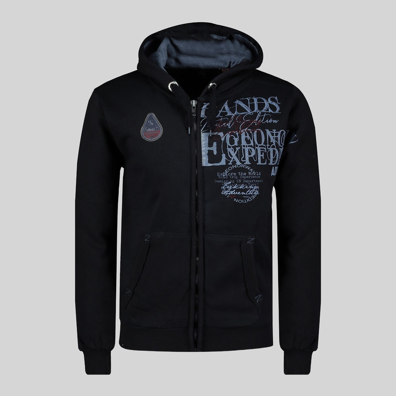 geographical-norway-gadventure-sweatjacke-herren-schwarz image 1