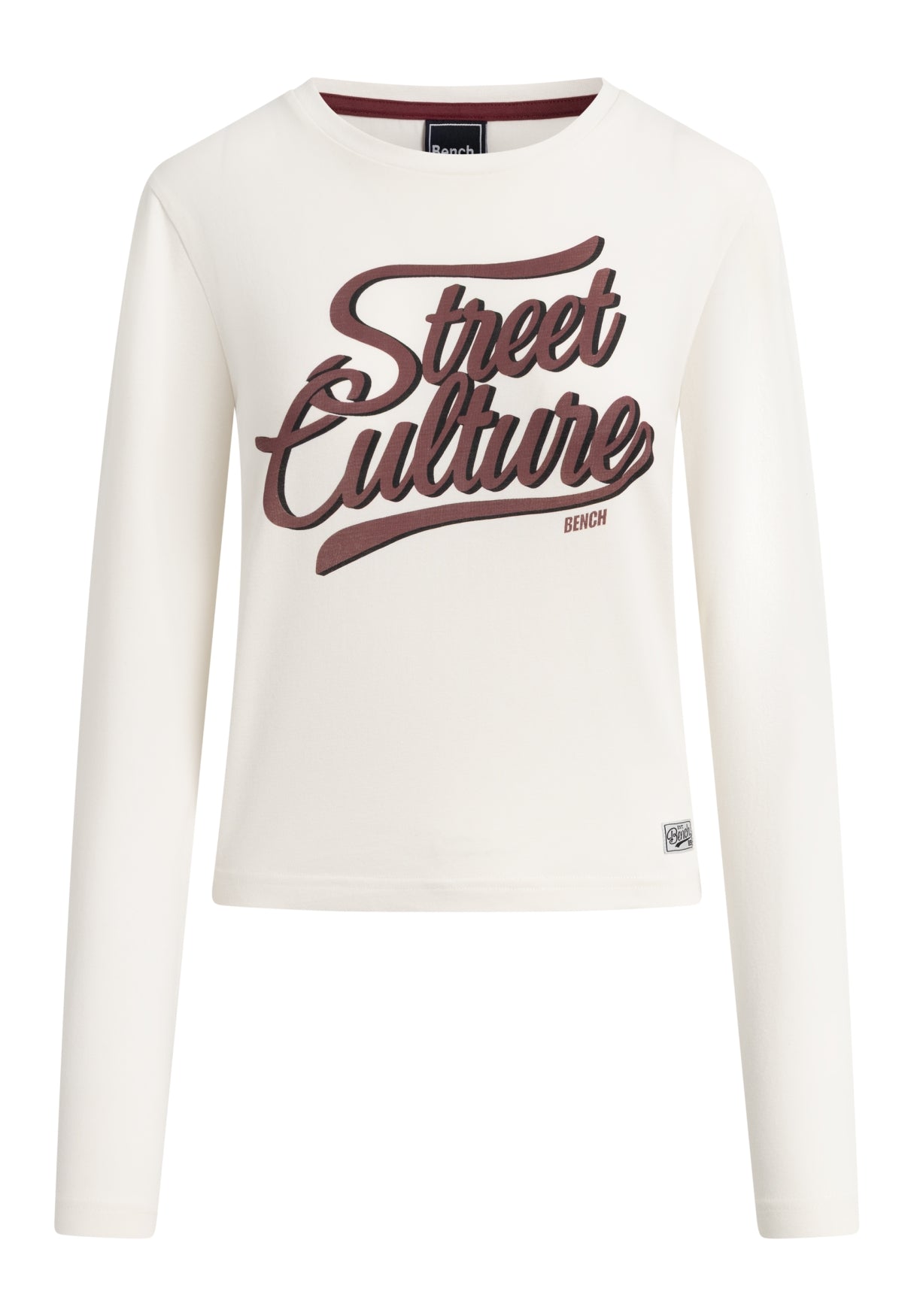 bench-isla-damen-longsleeve-slim-fit-egret image 1