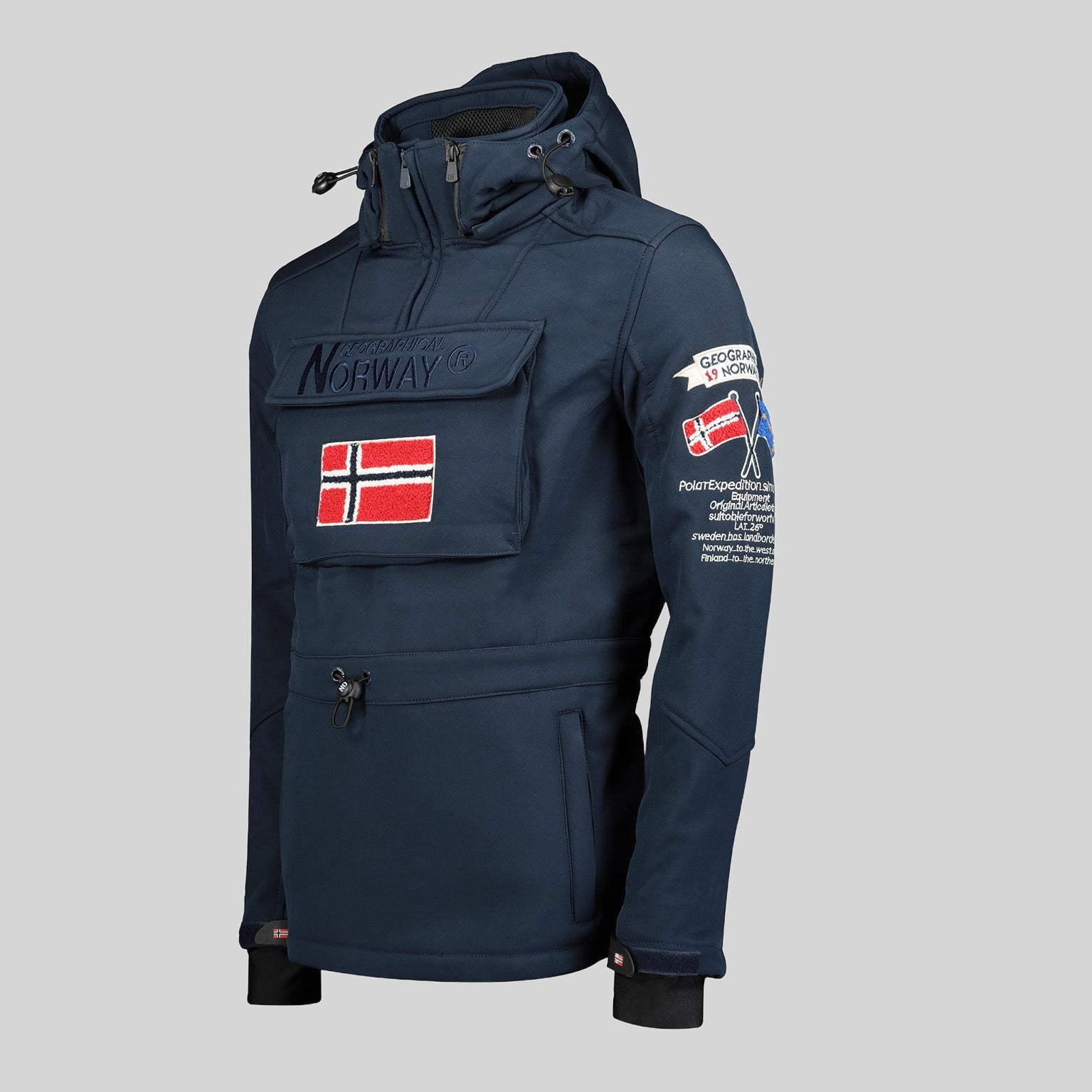 geographical-norway-target-softshelljacke-herren-schwarz-winddicht image 7