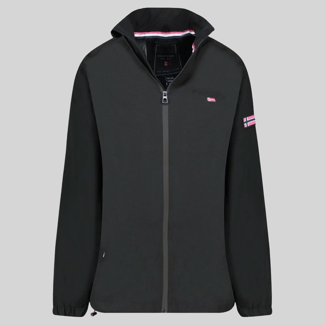 geographical-norway-birmo-damen-bergangsjacke-schwarz-100-polyester-leicht image 3