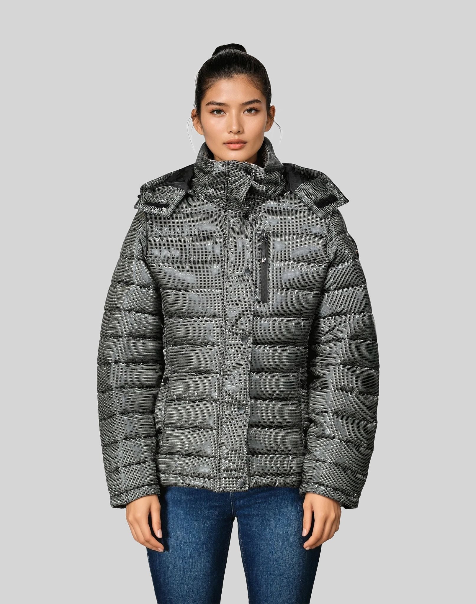 geographical-norway-chani-damen-parka-schwarz-gl-nzend image 1