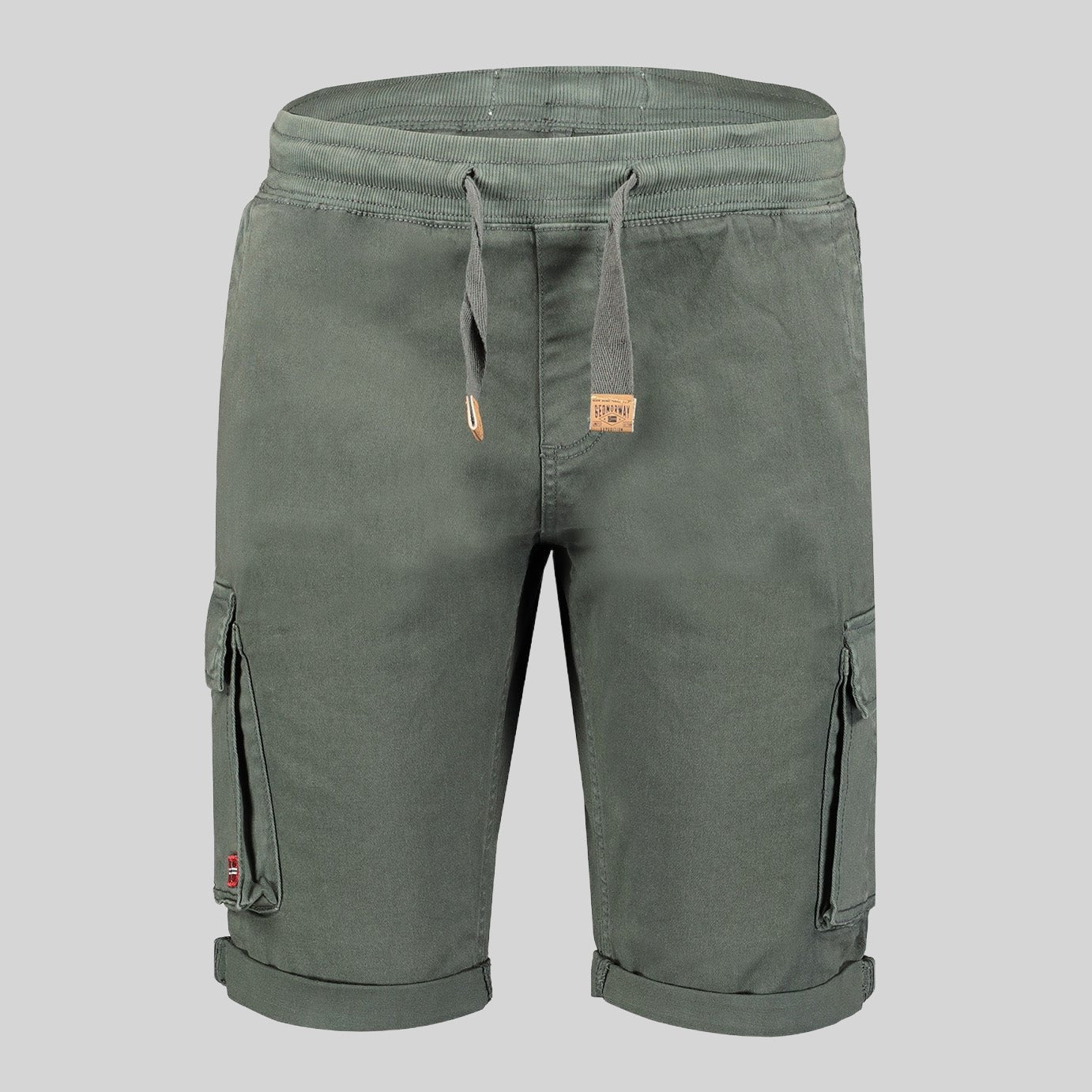 geographical-norway-plaire-bermuda-herren-kaki-sommer-baumwolle image 1