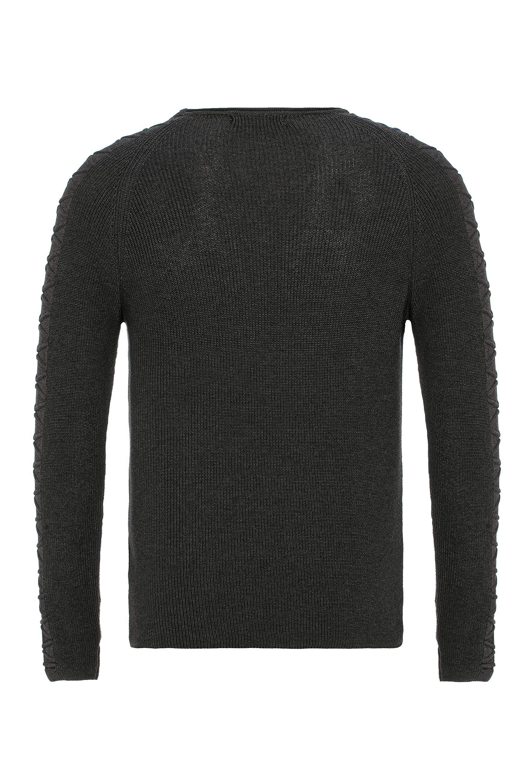 redbridge-cross-lines-m3117-strickpullover-herren-grau-slim-fit image 7