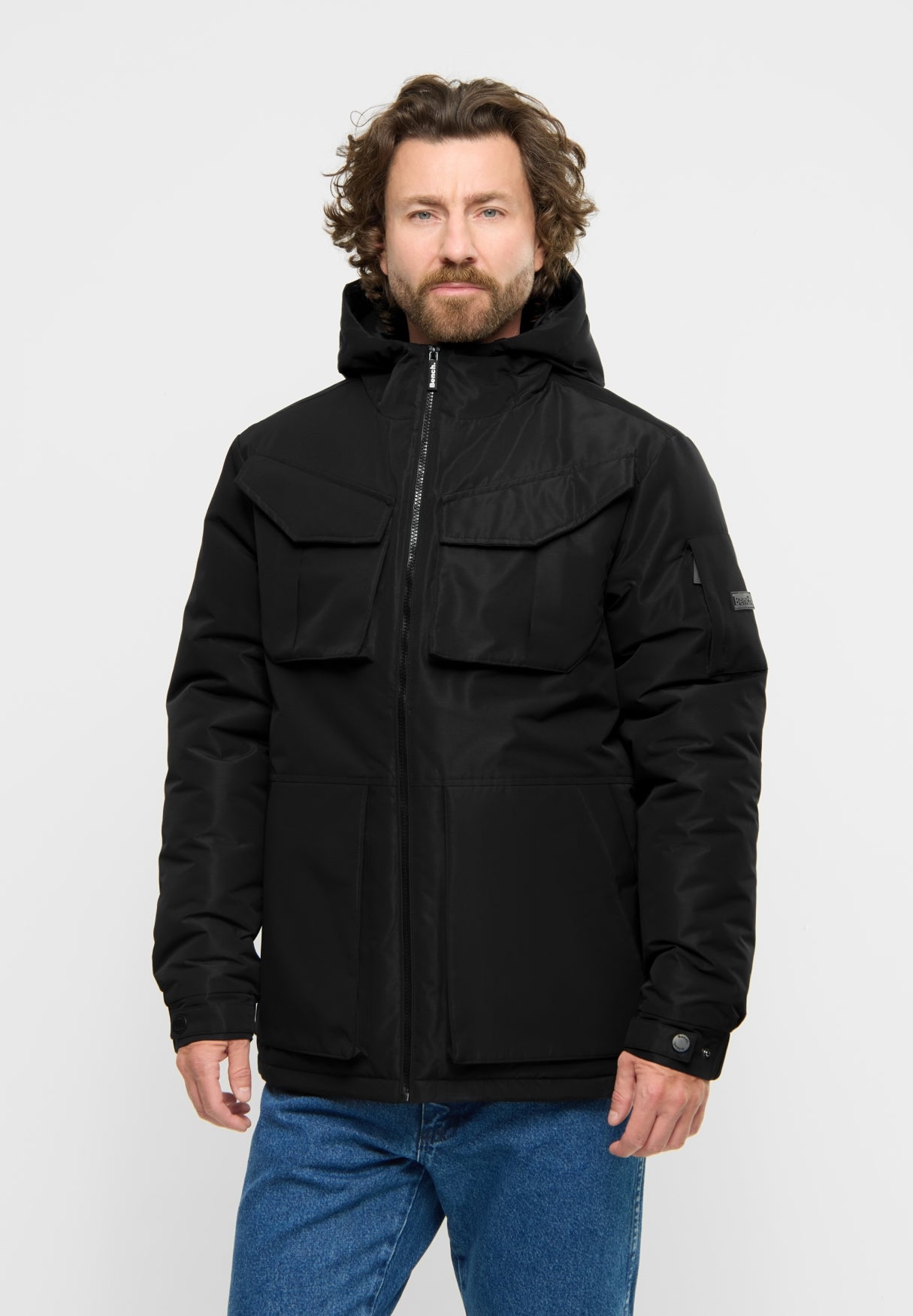 bench-ruetta-jacke-herren-black-winter-kapuze image 2