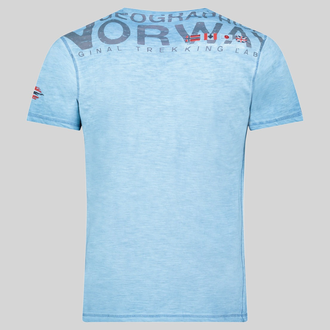 geographical-norway-jamo-herren-t-shirt-blau-baumwolle-print image 2